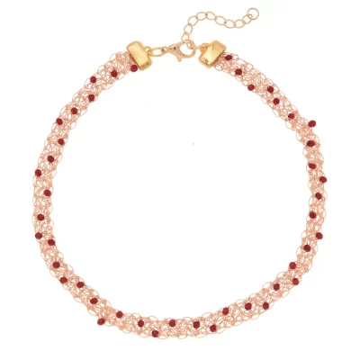 Gargantilha flor de cerejeira