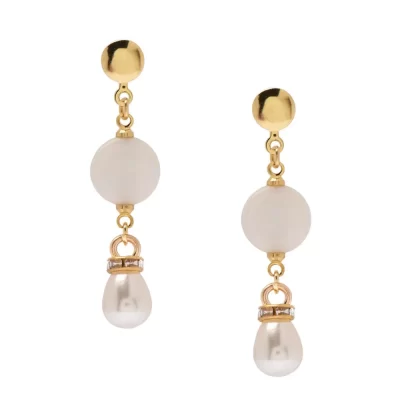 Brinco madrepérola longo